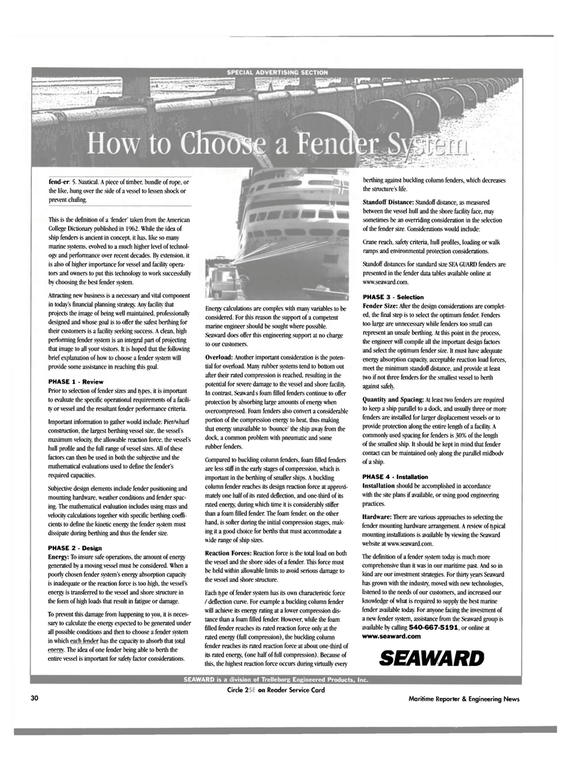 Maritime Reporter Magazine, page 30,  Oct 2004