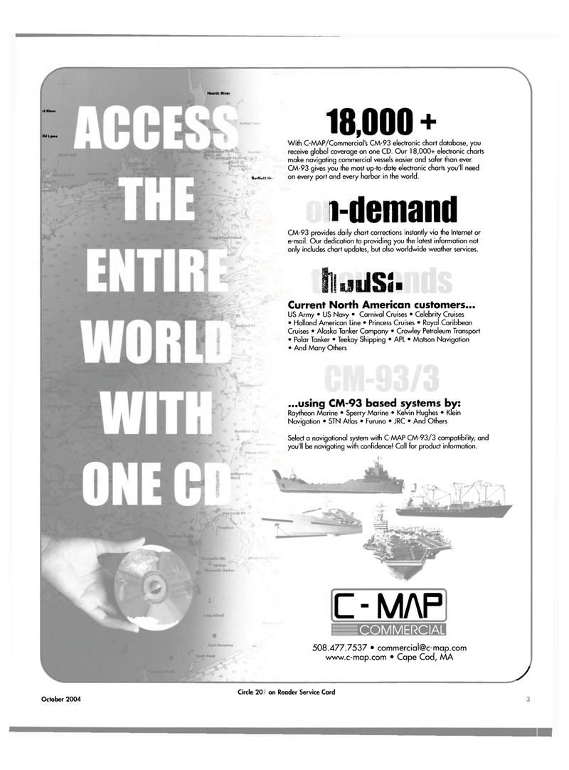 Maritime Reporter Magazine, page 3,  Oct 2004