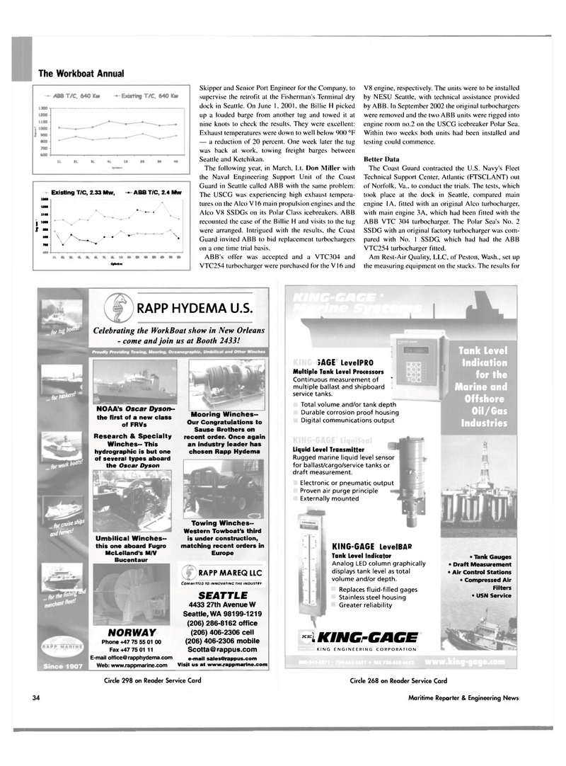 Maritime Reporter Magazine, page 34,  Nov 2004