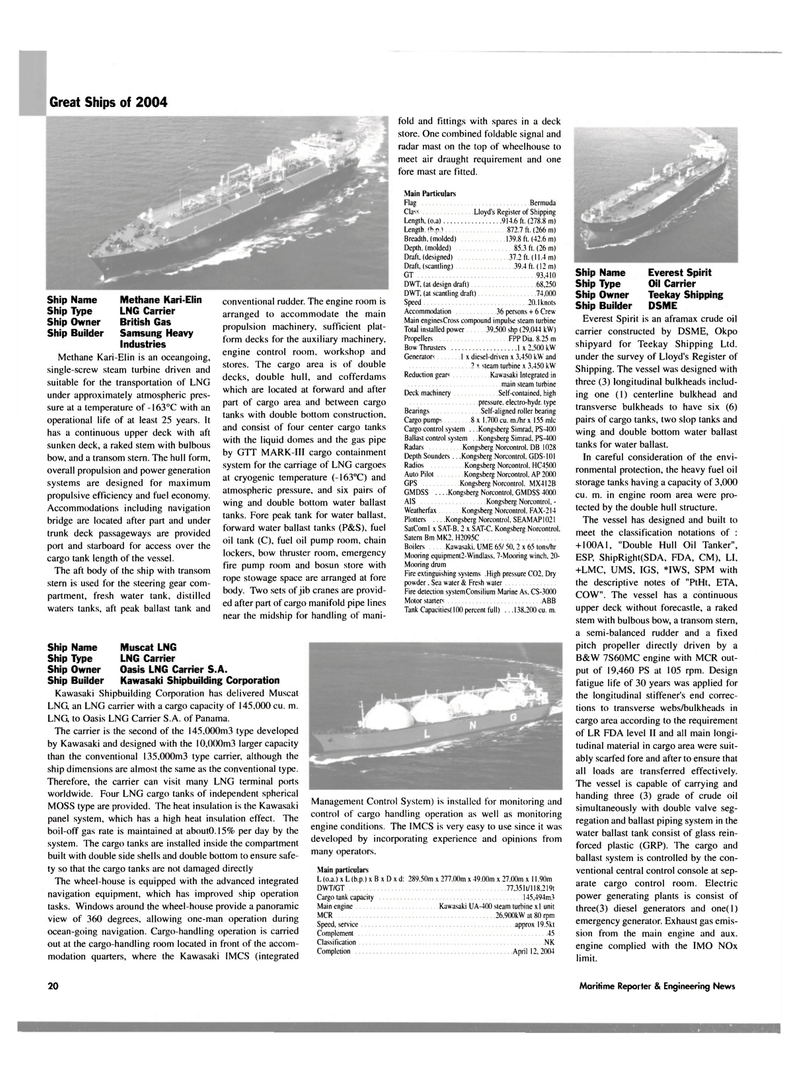 Maritime Reporter Magazine, page 20,  Dec 2004