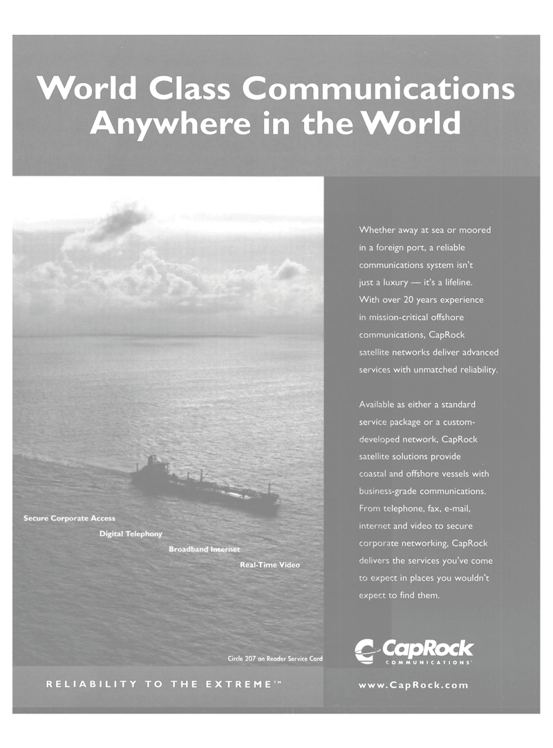 Maritime Reporter Magazine, page 3rd Cover,  Dec 2004
