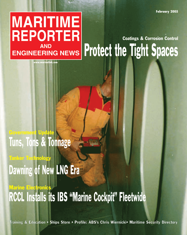 Maritime Reporter Magazine Cover Feb 2, 2005 - 