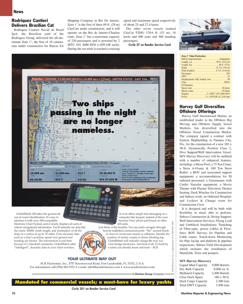 Maritime Reporter Magazine, page 10,  Feb 2, 2005