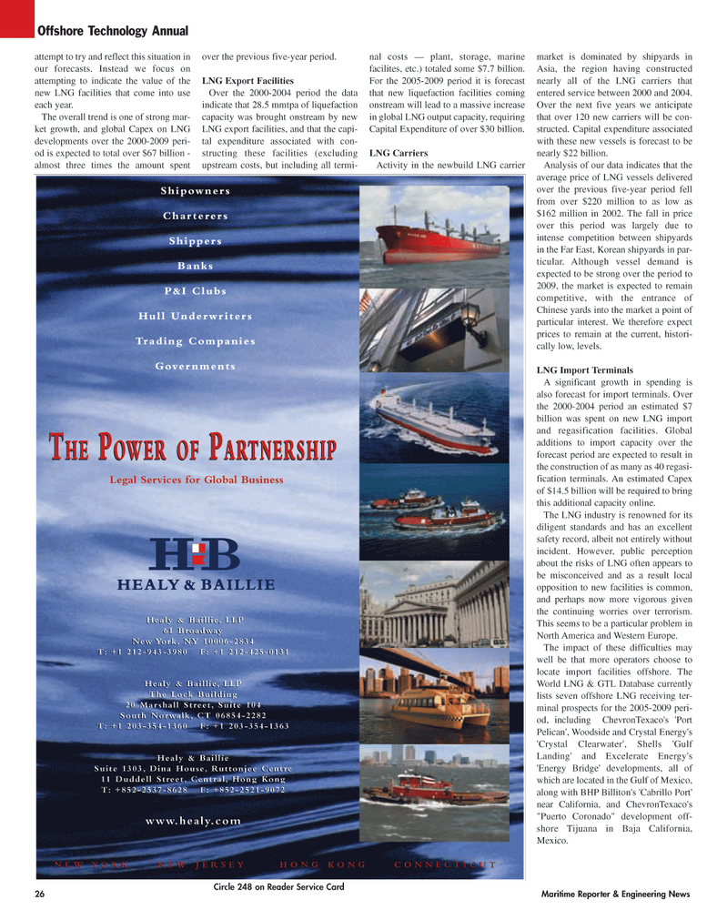 Maritime Reporter Magazine, page 26,  Apr 2005