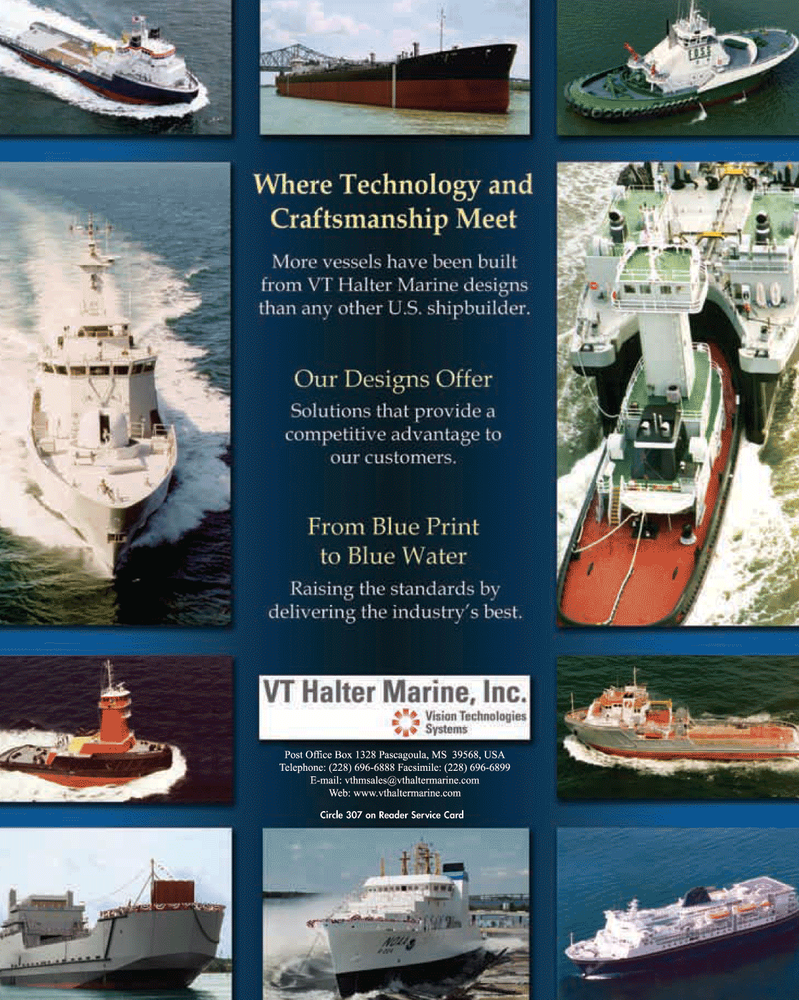 Maritime Reporter Magazine, page 3,  Apr 2005