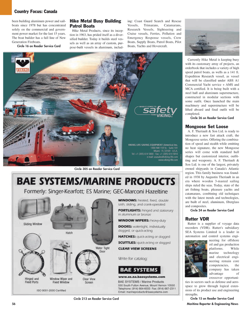Maritime Reporter Magazine, page 56,  Apr 2005