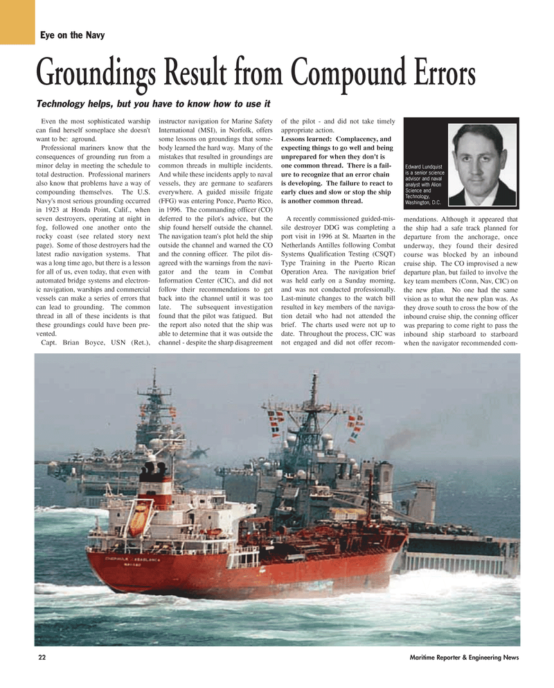 Maritime Reporter Magazine, page 22,  Jul 2005