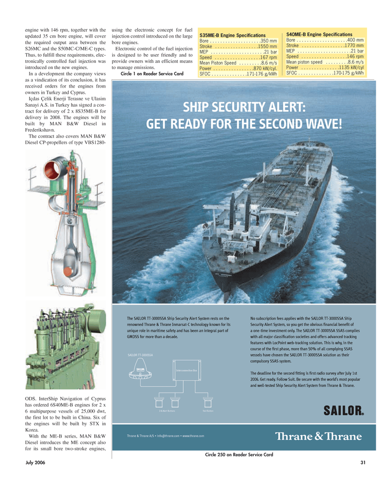 Maritime Reporter Magazine, page 31,  Jul 2005