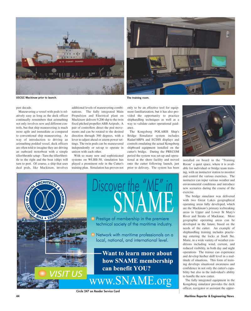 Maritime Reporter Magazine, page 44,  Jul 2005