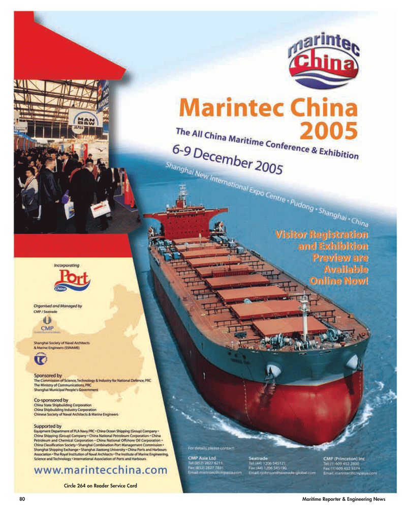 Maritime Reporter Magazine, page 80,  Nov 2005