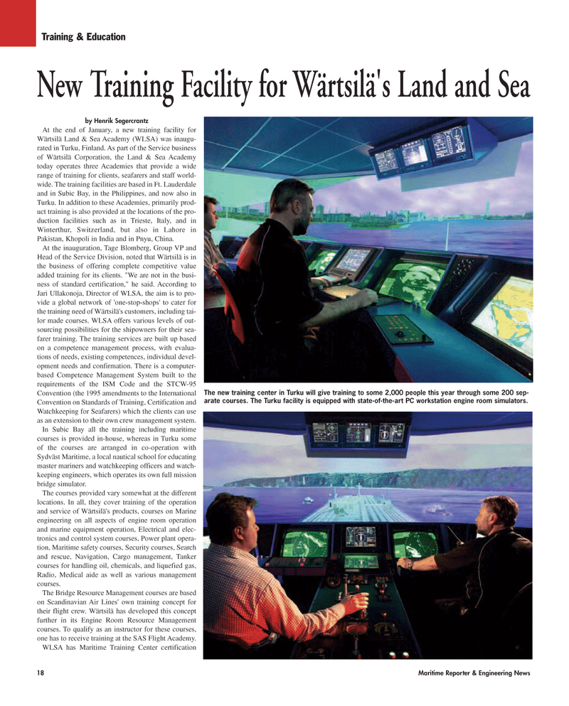 Maritime Reporter Magazine, page 18,  Mar 2006