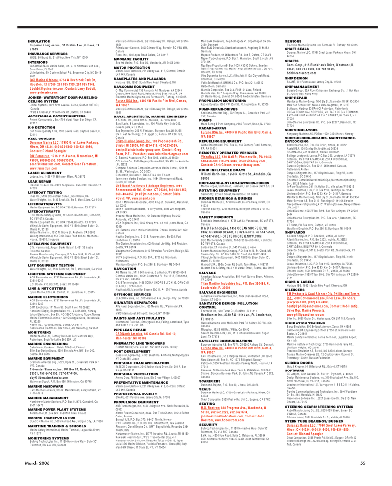 Maritime Reporter Magazine, page 55,  Mar 2006