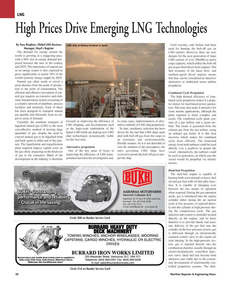 Maritime Reporter Magazine, page 38,  Apr 2006