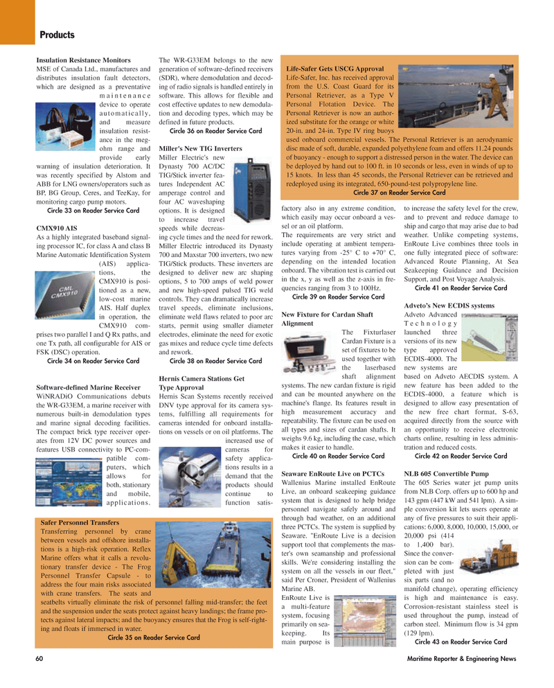 Maritime Reporter Magazine, page 60,  Apr 2006