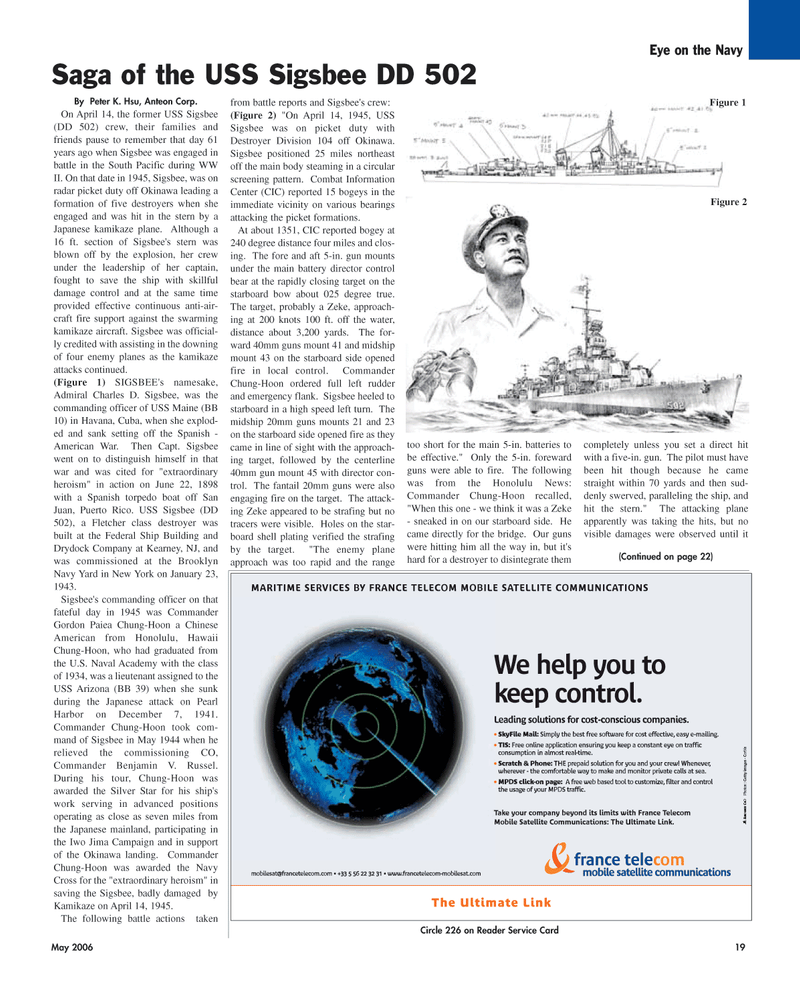 Maritime Reporter Magazine, page 19,  May 2006