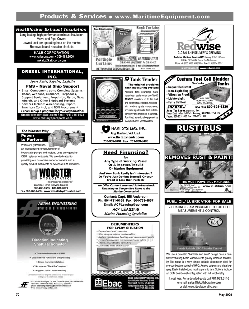 Maritime Reporter Magazine, page 70,  May 2006