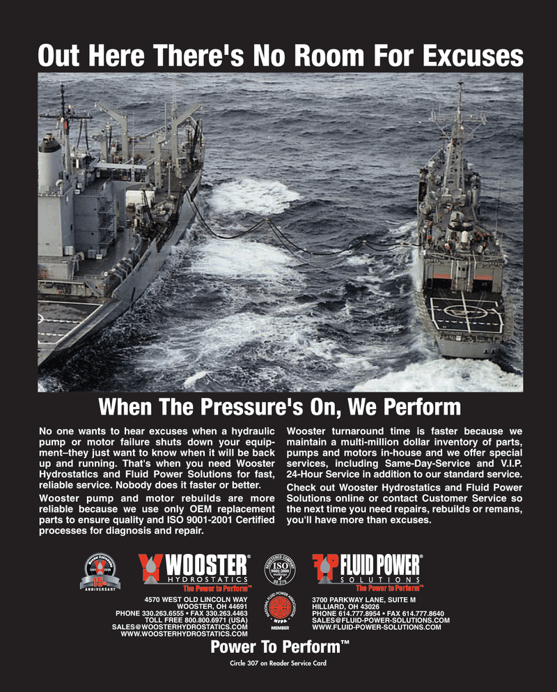 Maritime Reporter Magazine, page 2nd Cover,  Jun 2006