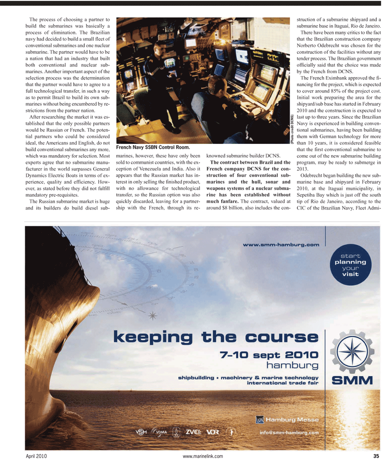 Maritime Reporter Magazine, page 35,  Apr 2, 2010