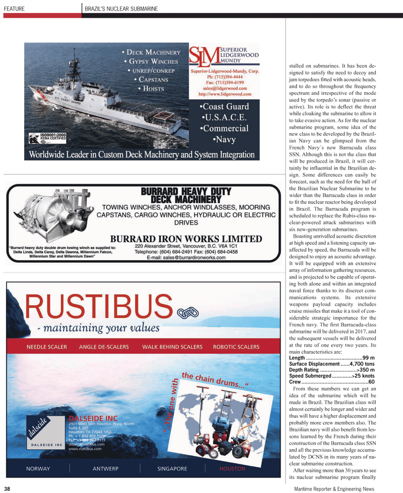 Maritime Reporter Magazine, page 38,  Apr 2, 2010
