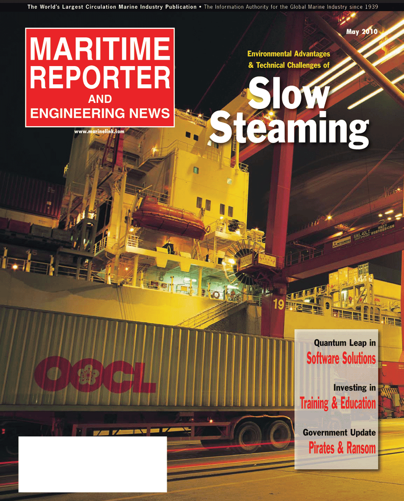 Maritime Reporter Magazine Cover May 2, 2010 - 