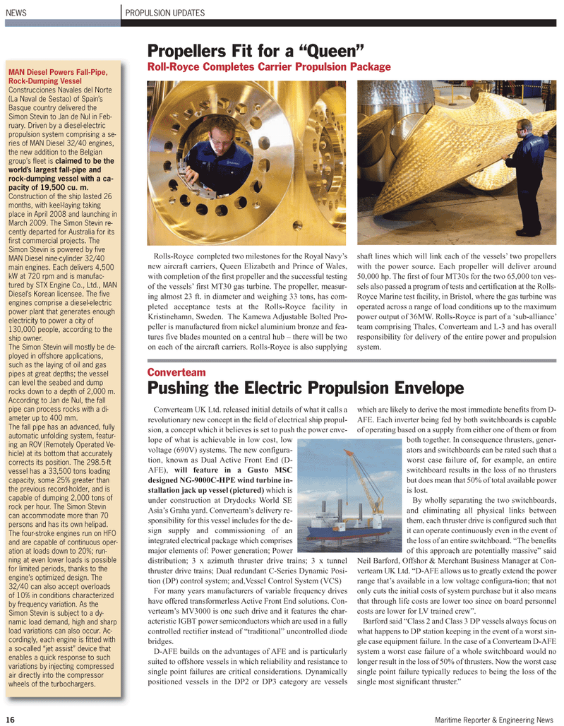 Maritime Reporter Magazine, page 16,  May 2, 2010