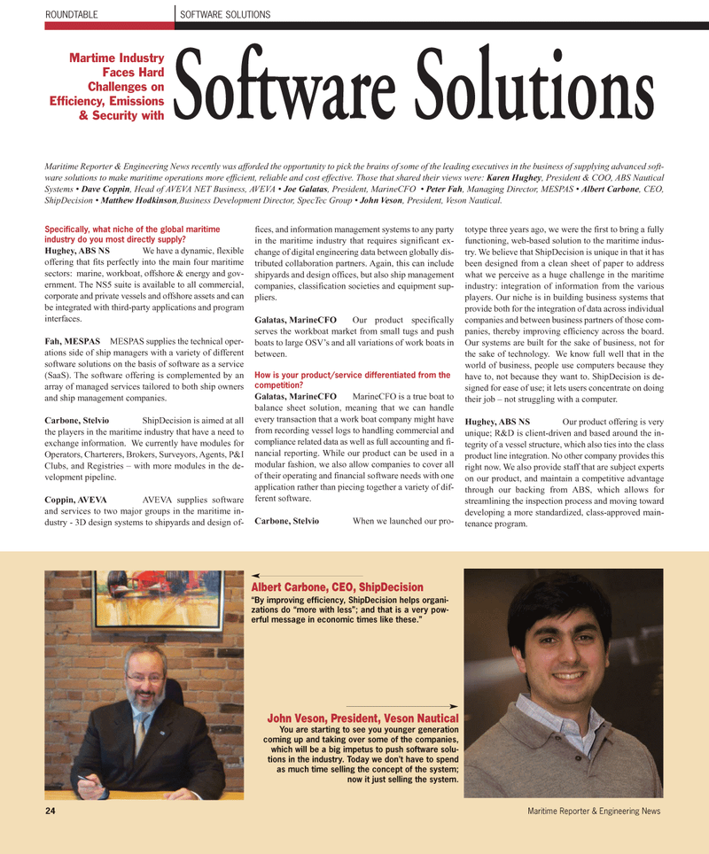 Maritime Reporter Magazine, page 24,  May 2, 2010