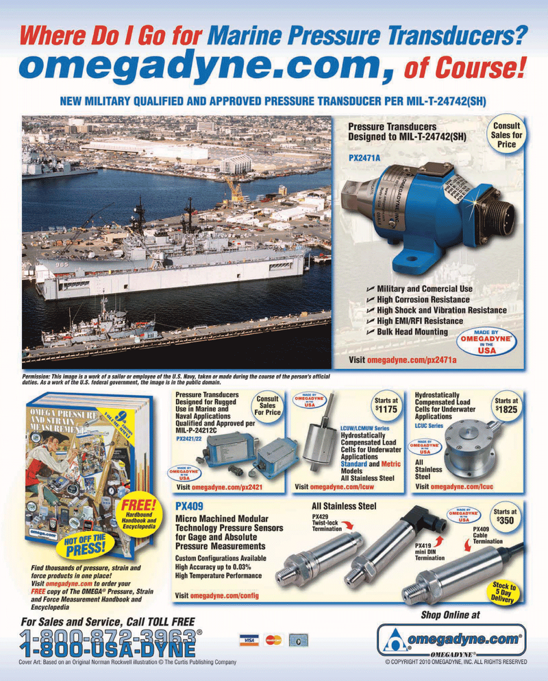 Maritime Reporter Magazine, page 1,  May 2, 2010