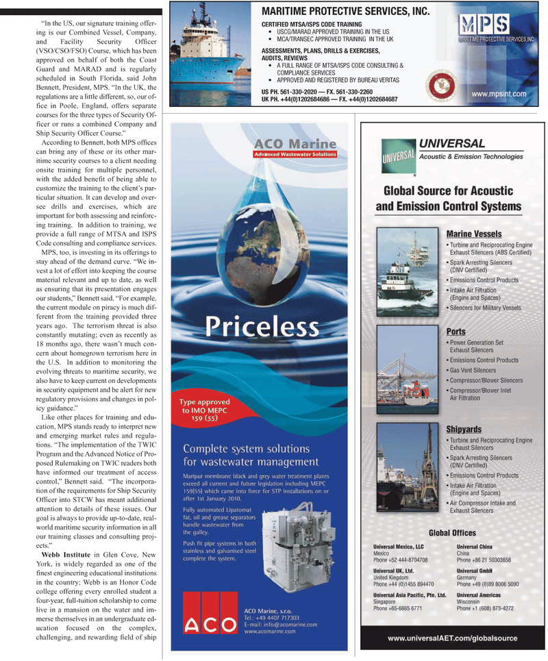 Maritime Reporter Magazine, page 41,  May 2, 2010