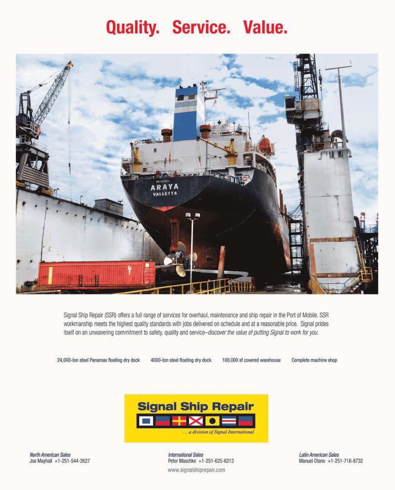 Maritime Reporter Magazine, page 3rd Cover,  May 2, 2010