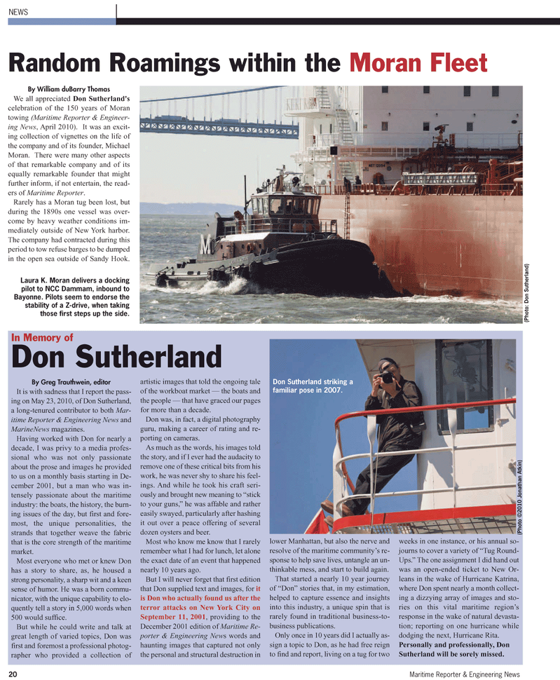 Maritime Reporter Magazine, page 20,  Jun 2, 2010