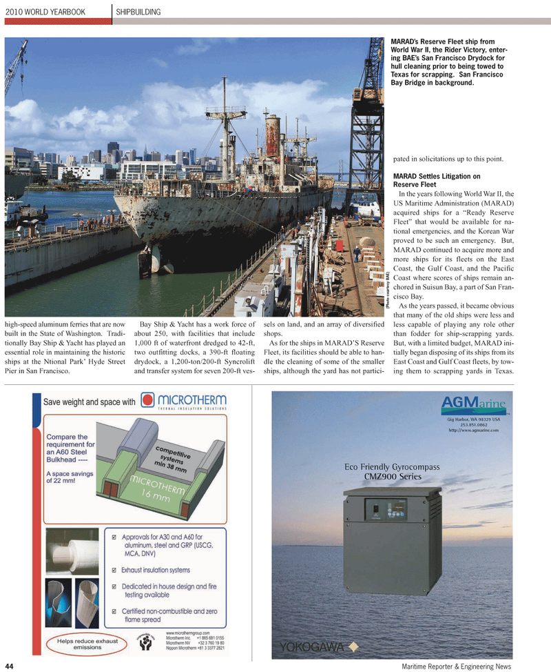 Maritime Reporter Magazine, page 44,  Jun 2, 2010