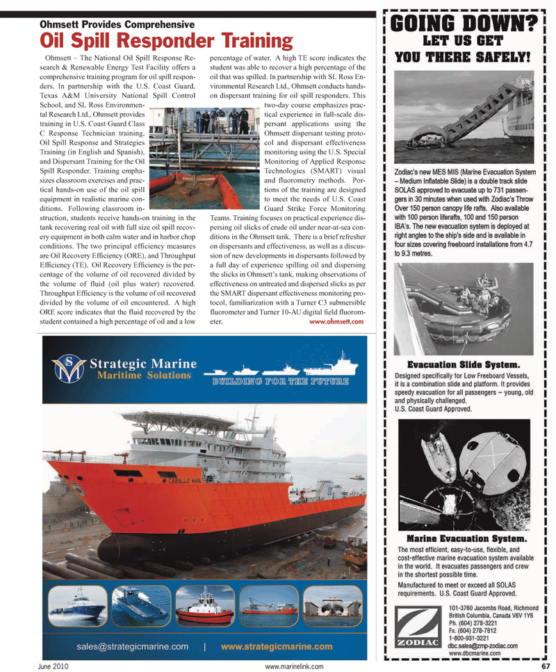 Maritime Reporter Magazine, page 67,  Jun 2, 2010