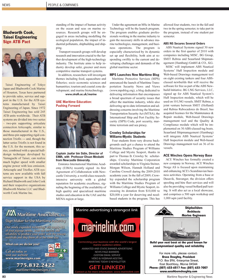 Maritime Reporter Magazine, page 80,  Jun 2, 2010