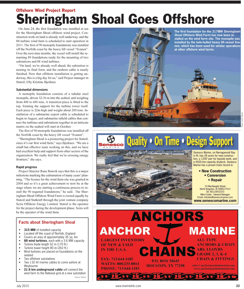 Maritime Reporter Magazine, page 33,  Jul 2010