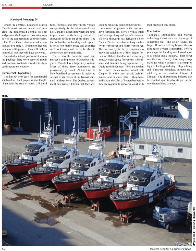 Maritime Reporter Magazine, page 40,  Jul 2010