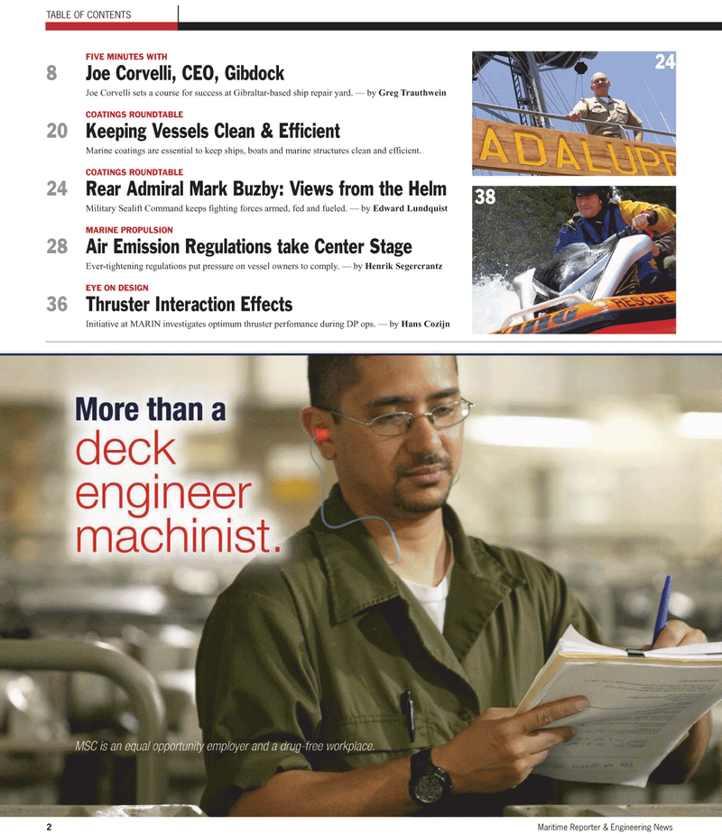 Maritime Reporter Magazine, page 2,  Sep 2010