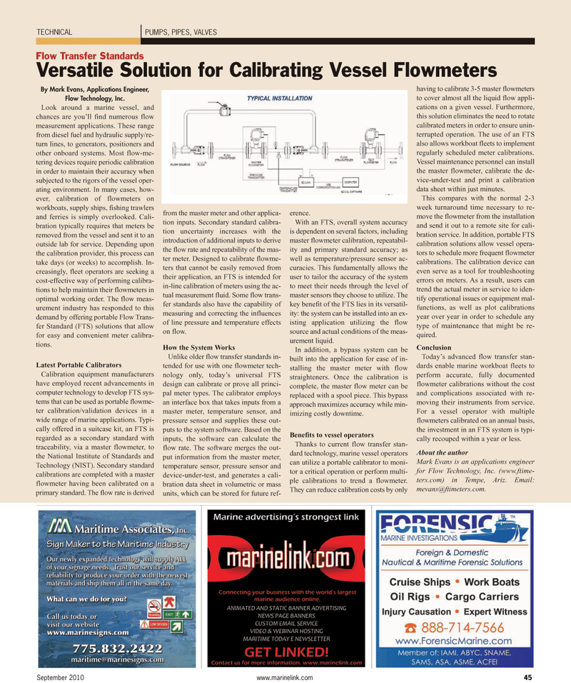 Maritime Reporter Magazine, page 45,  Sep 2010