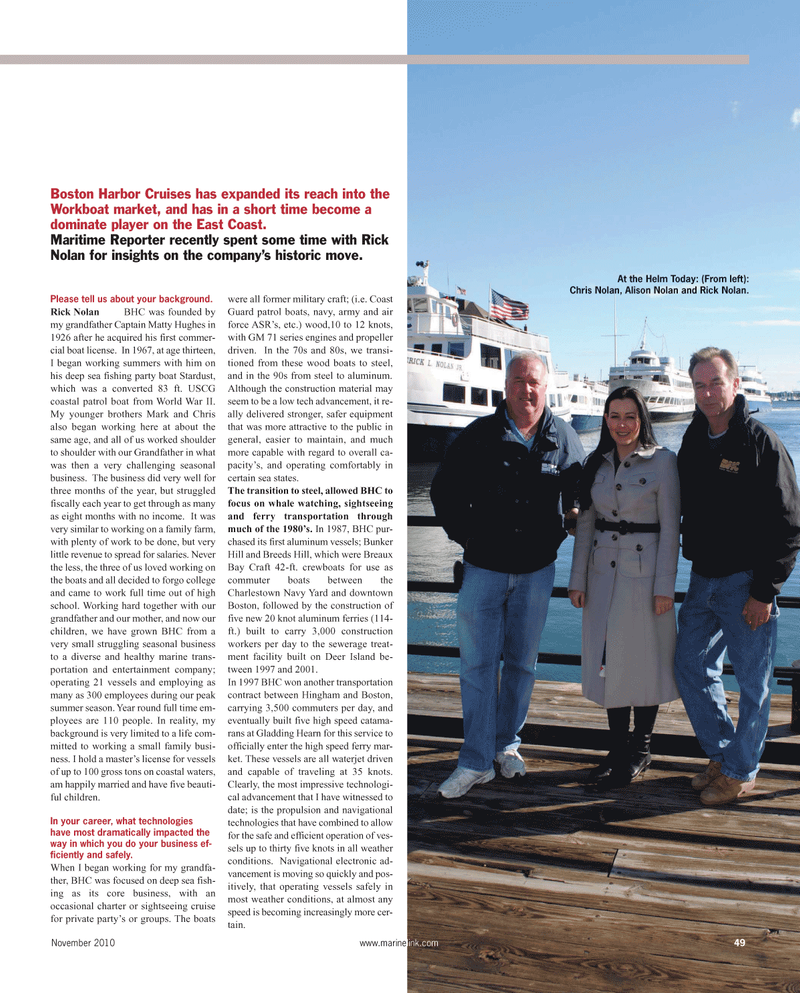 Maritime Reporter Magazine, page 49,  Nov 2010