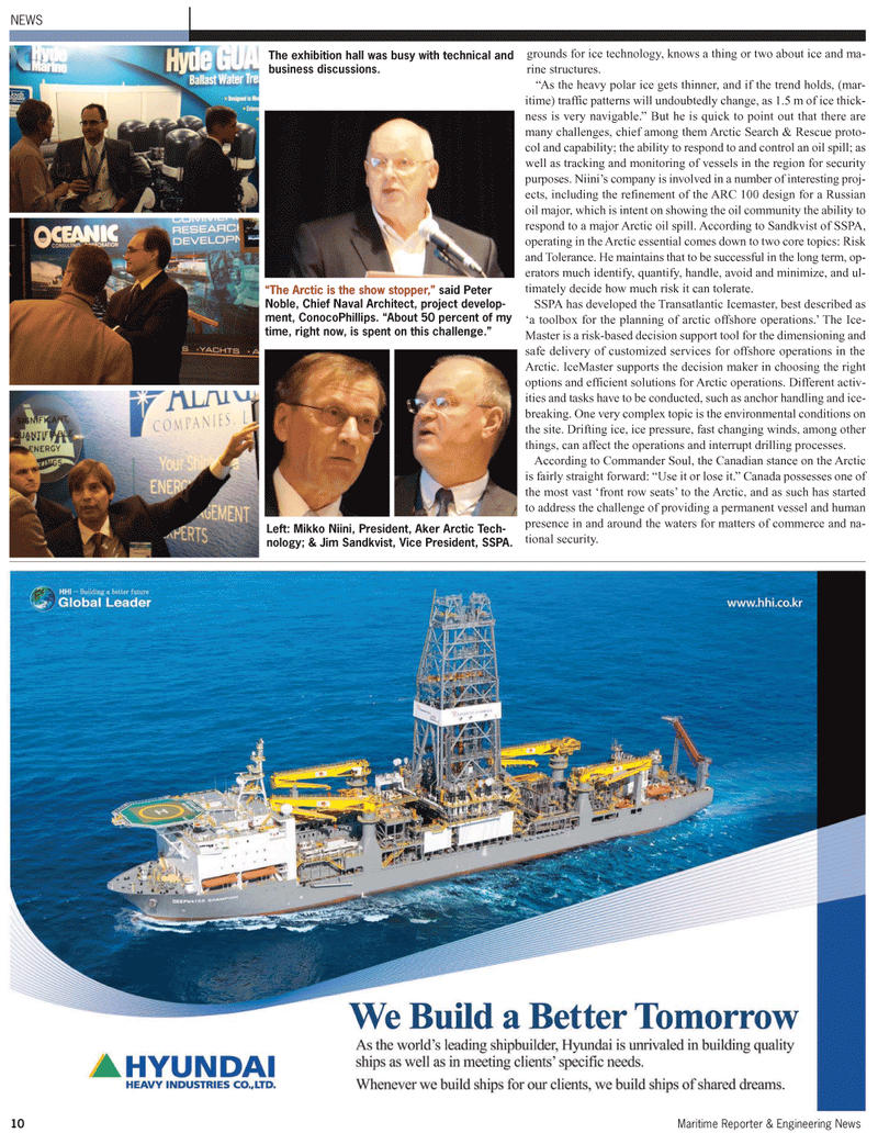Maritime Reporter Magazine, page 10,  Dec 2010