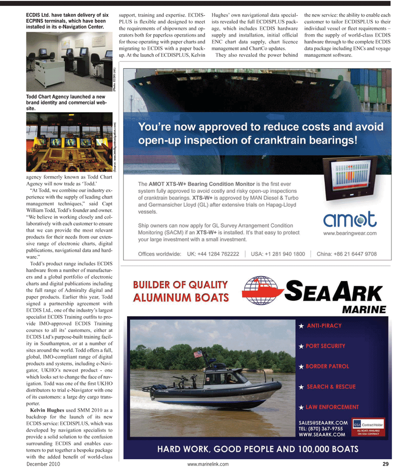 Maritime Reporter Magazine, page 29,  Dec 2010