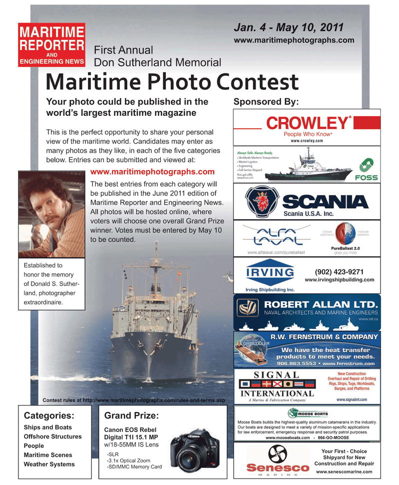 Maritime Reporter Magazine, page 38,  Dec 2010