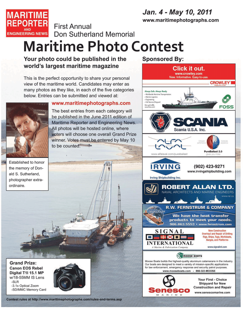 Maritime Reporter Magazine, page 19,  Feb 2011