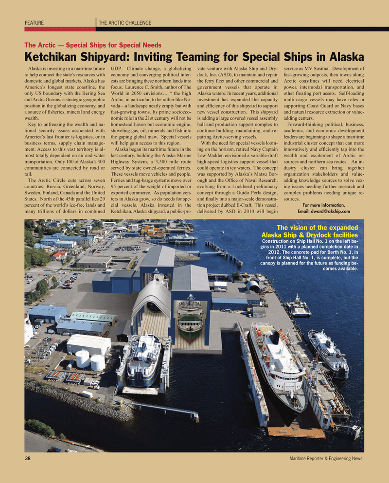 Maritime Reporter Magazine, page 38,  Feb 2011