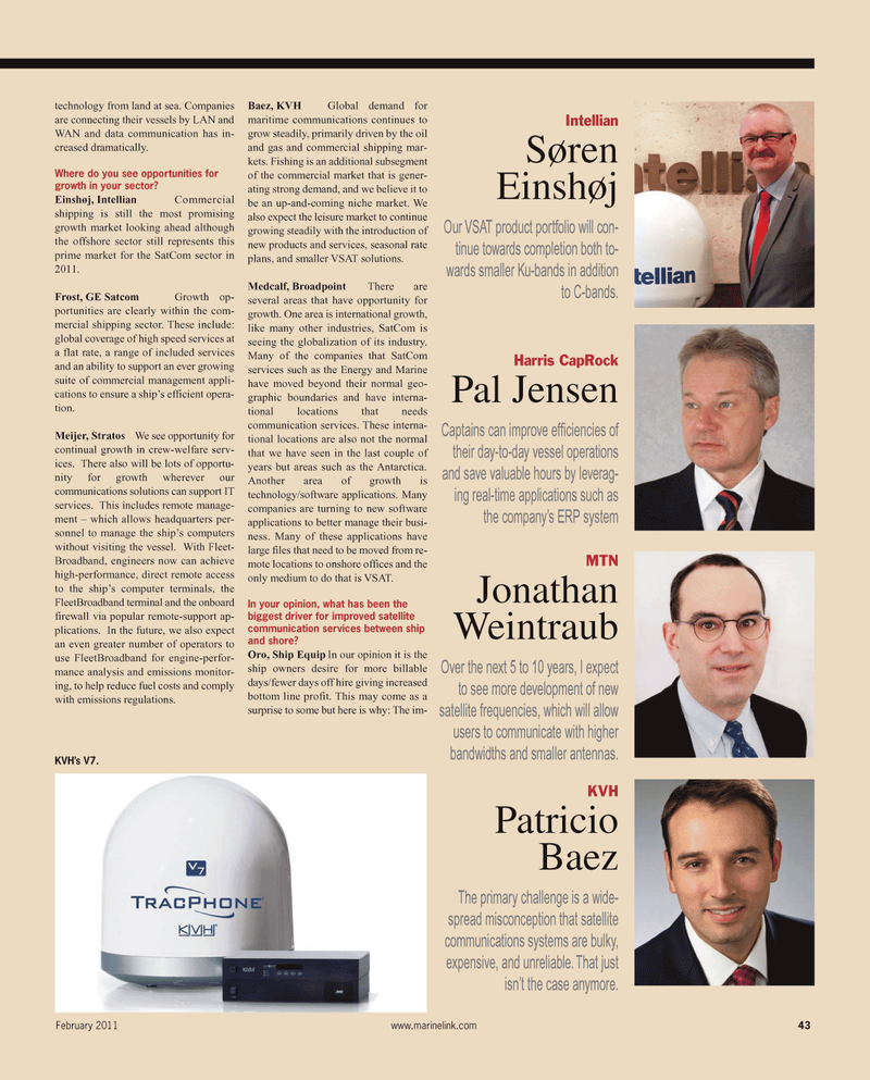 Maritime Reporter Magazine, page 43,  Feb 2011