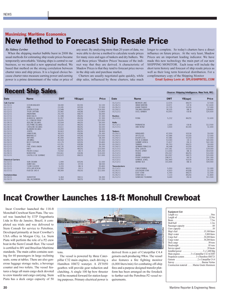 Maritime Reporter Magazine, page 20,  Mar 2011