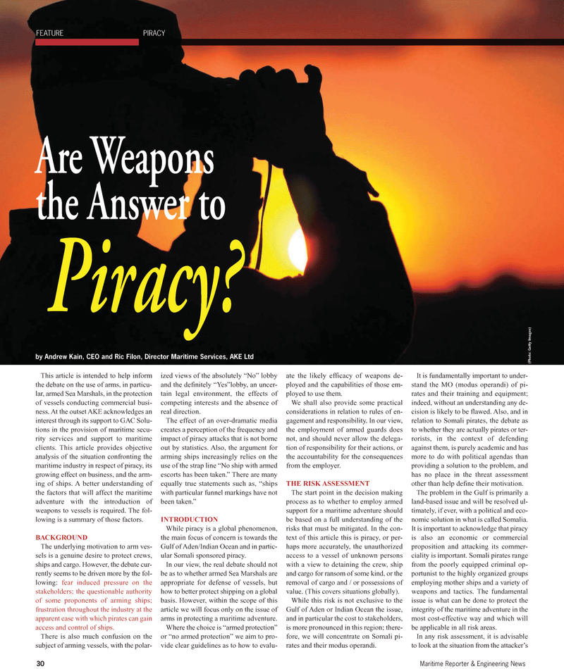 Maritime Reporter Magazine, page 30,  Apr 2011
