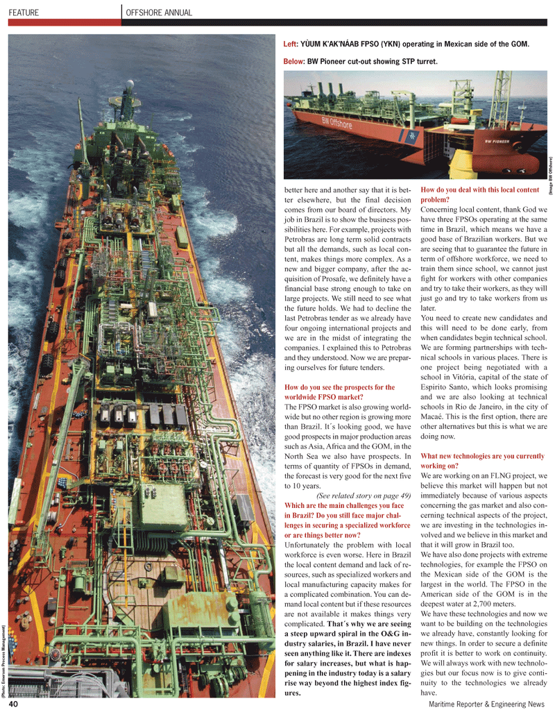 Maritime Reporter Magazine, page 40,  Apr 2011