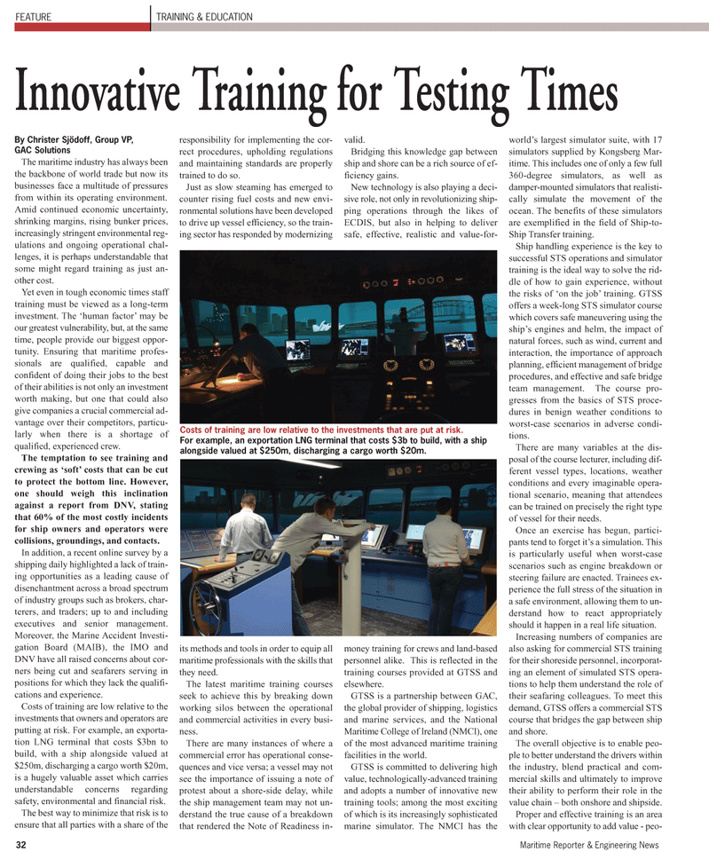Maritime Reporter Magazine, page 32,  May 2011