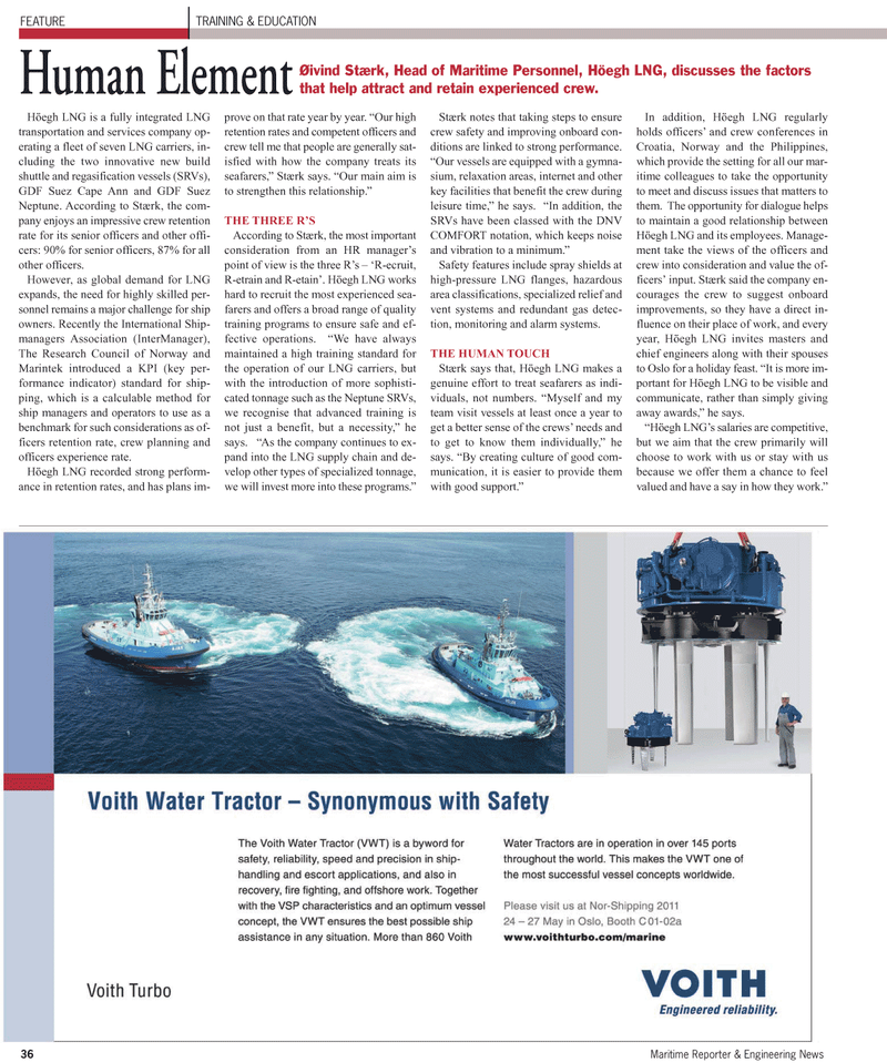 Maritime Reporter Magazine, page 36,  May 2011