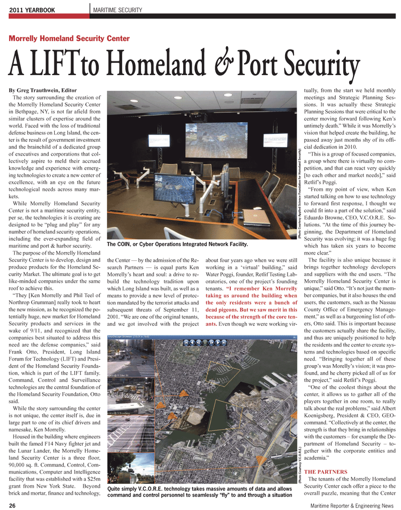Maritime Reporter Magazine, page 30,  Jun 2011